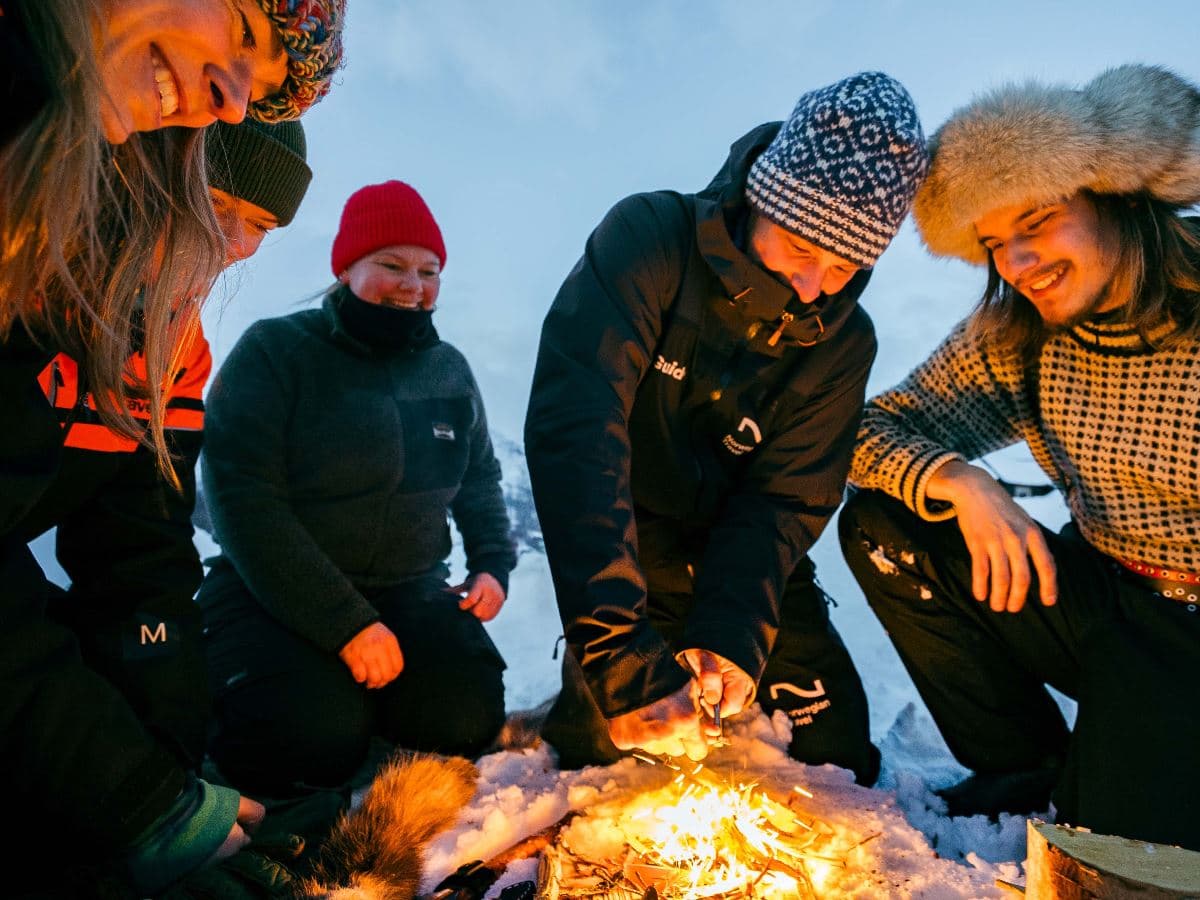 Arctic Combo: Dog Sledding, Snowmobiling & Reindeer Visit at Camp Tamok photo 2