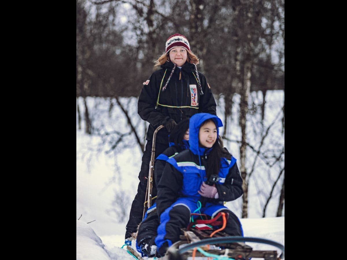 Arctic Combo: Dog Sledding, Snowmobiling & Reindeer Visit at Camp Tamok