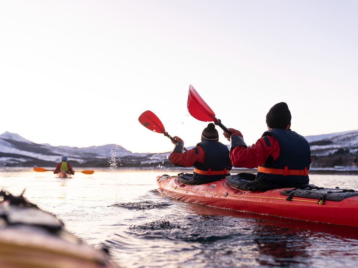 Guided Winter Sea Kayaking from Tromsø