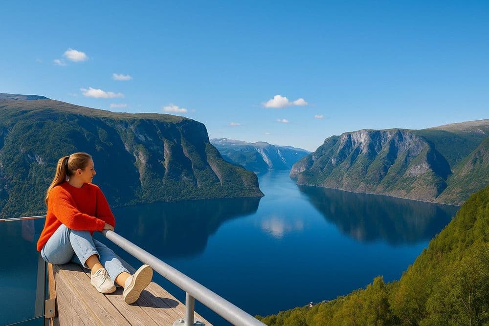 Vakre Nærøyfjorden og Flåm