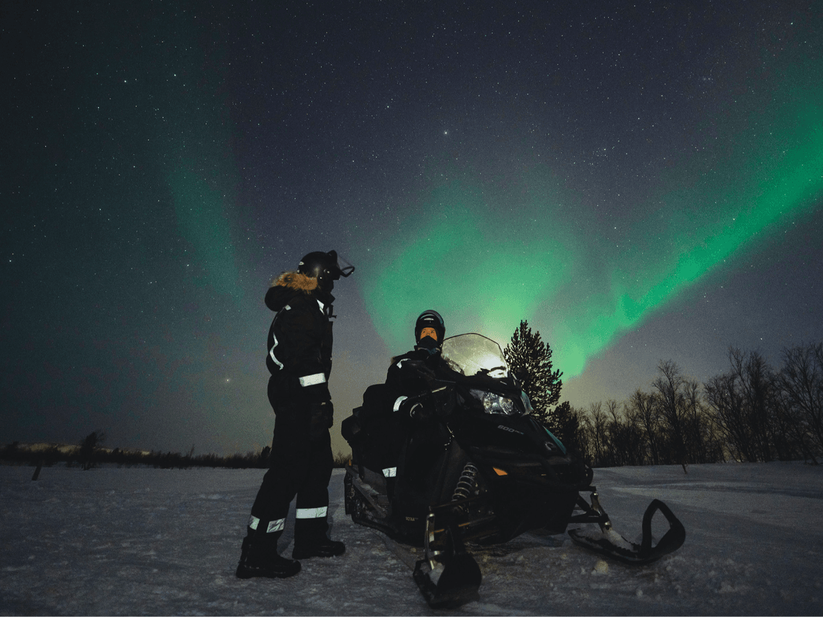 Hunting the Northern Lights by Snowmobile photo 3
