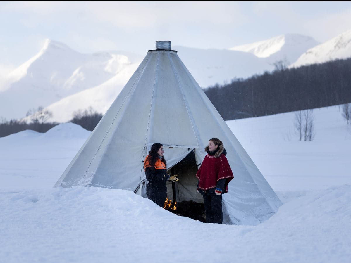 Reindeer Sledding at Camp Tamok photo 2