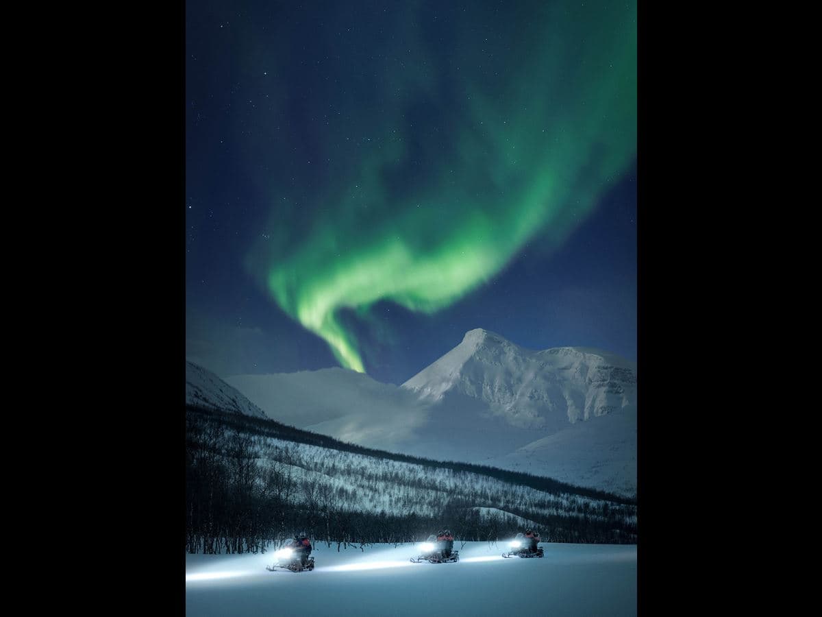 Snowmobiling at Camp Tamok photo 2