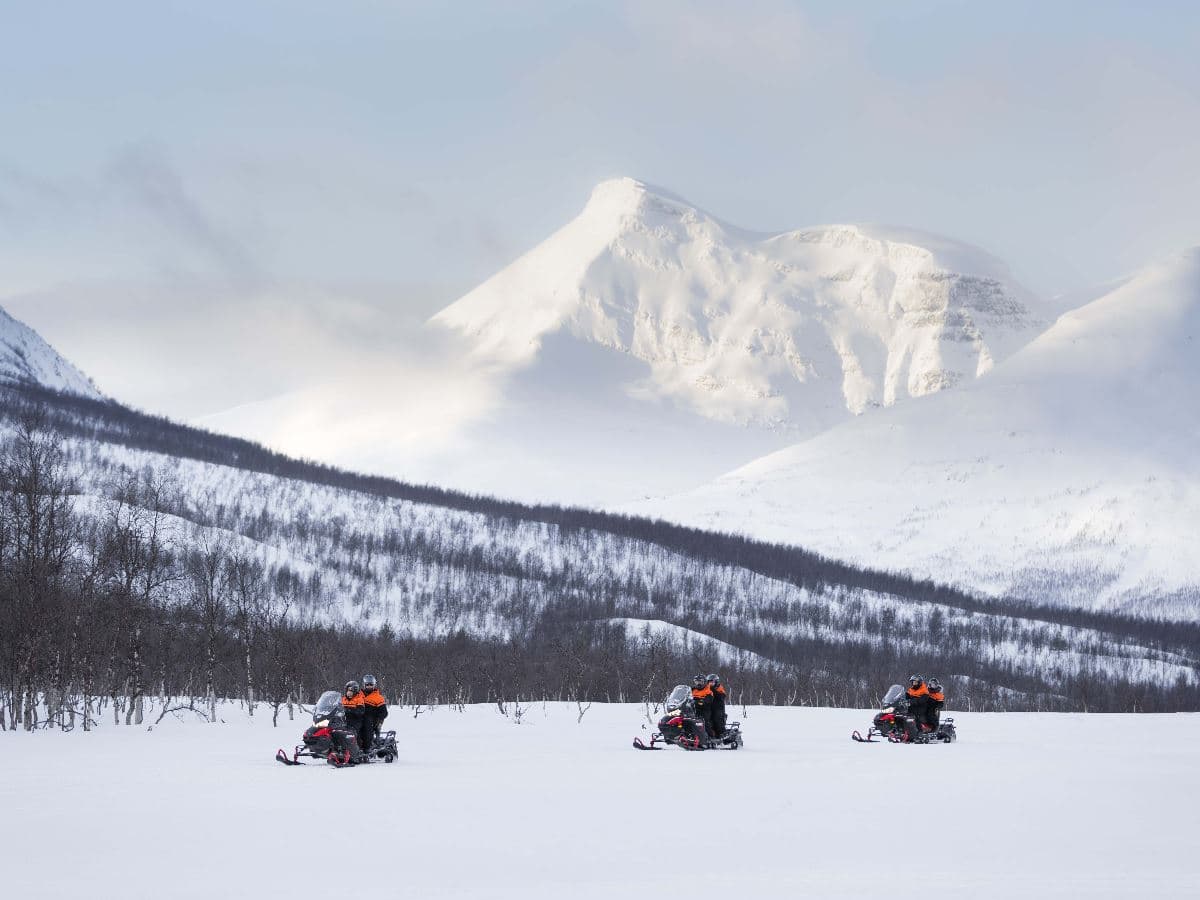 Snowmobiling at Camp Tamok photo 8