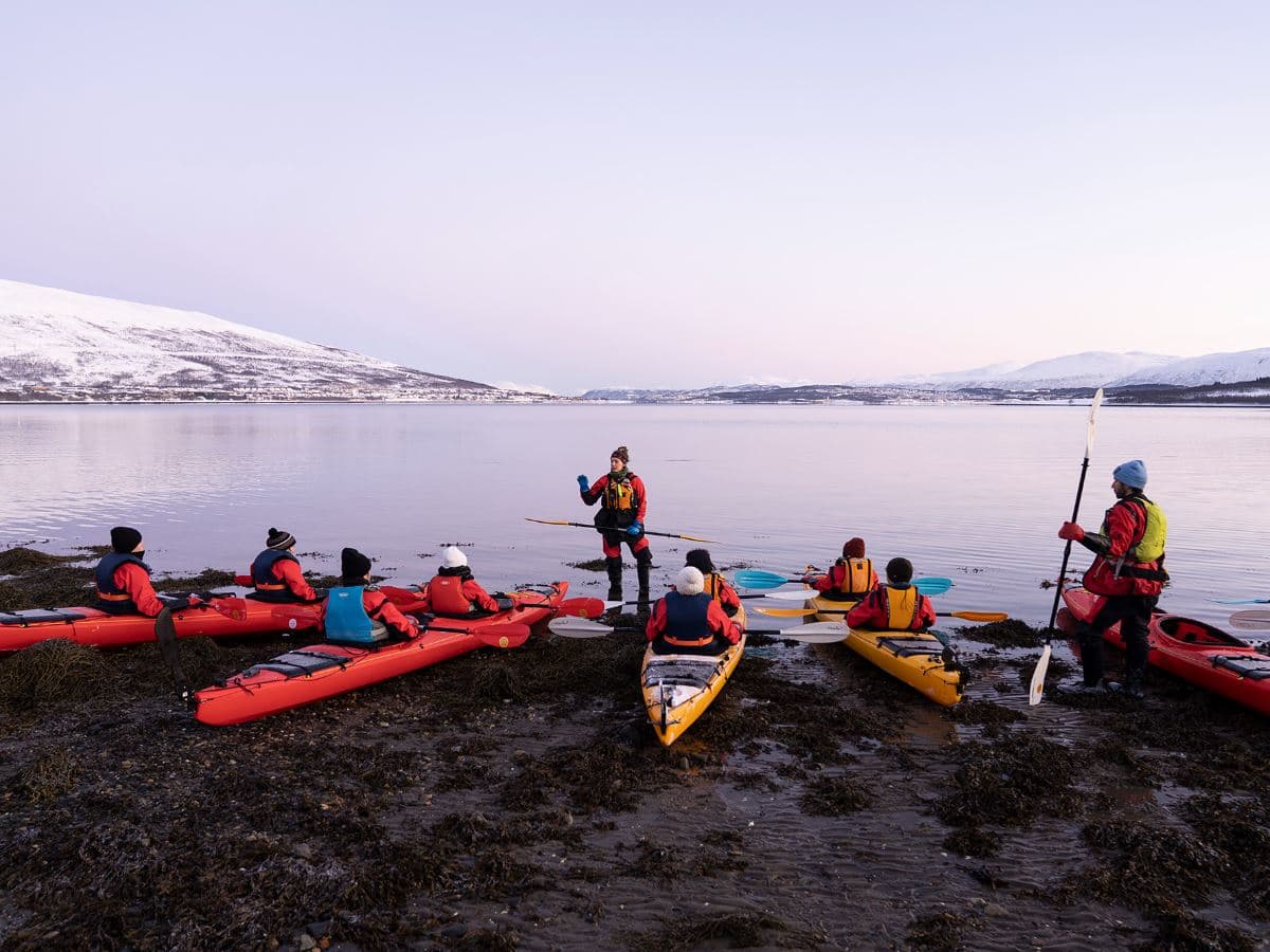 Guided Winter Sea Kayaking from Tromsø photo 3