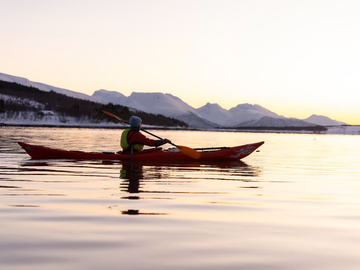 Guided Winter Sea Kayaking Tour - Incl. Transfer from Sommarøy Arctic Hotel photo 3