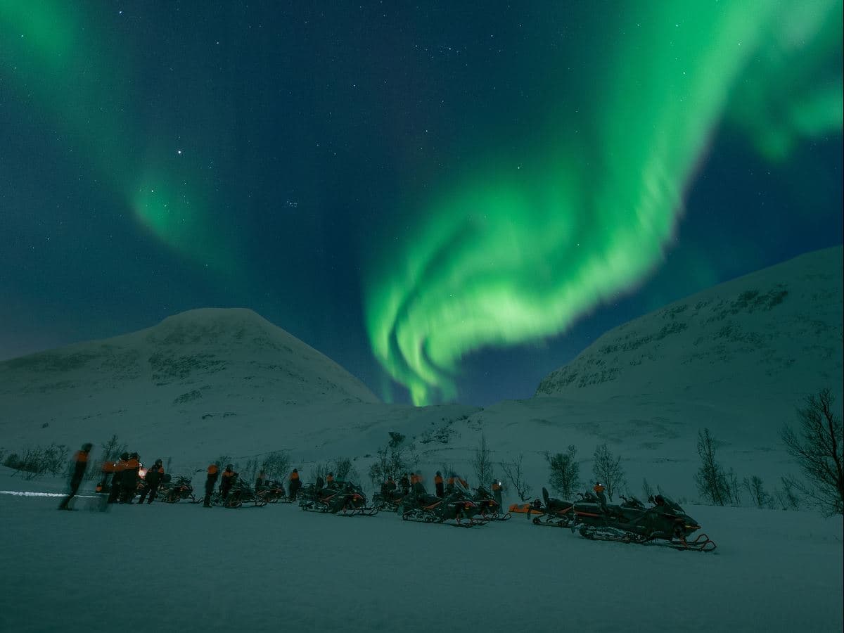 Arctic All-in-One Night: Dog Sledding, Snowmobiling & Northern Lights at Camp Tamok photo 3