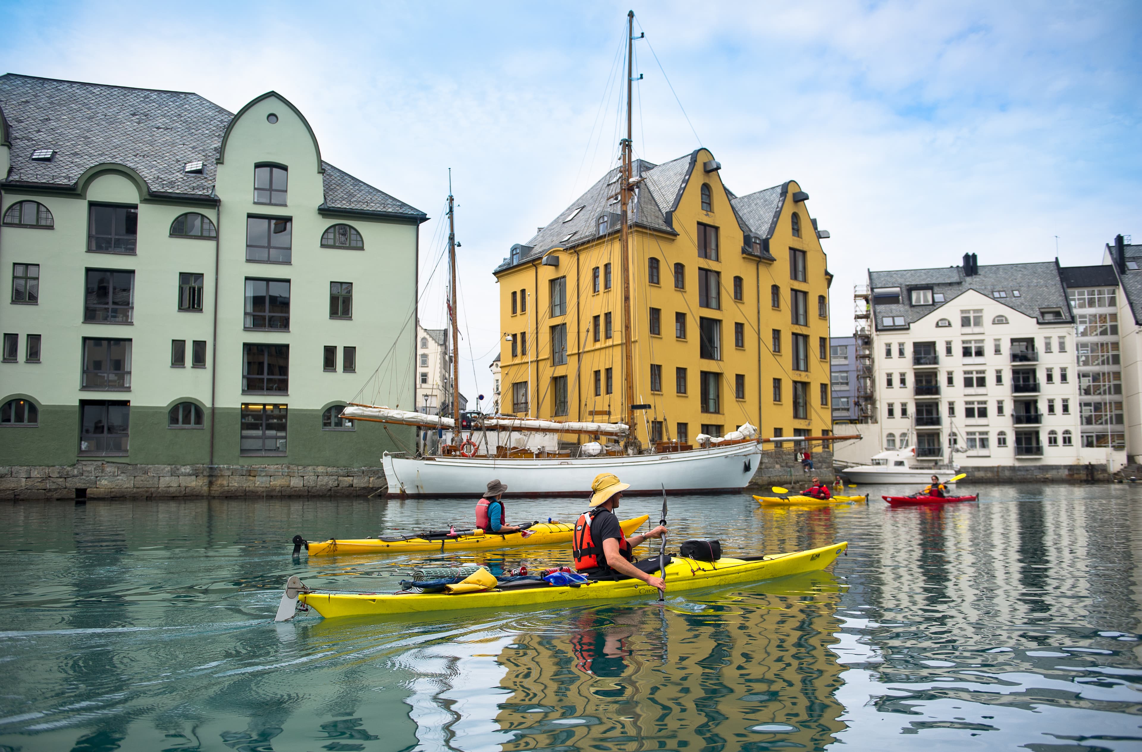 Klassisk kajakktur i Ålesund