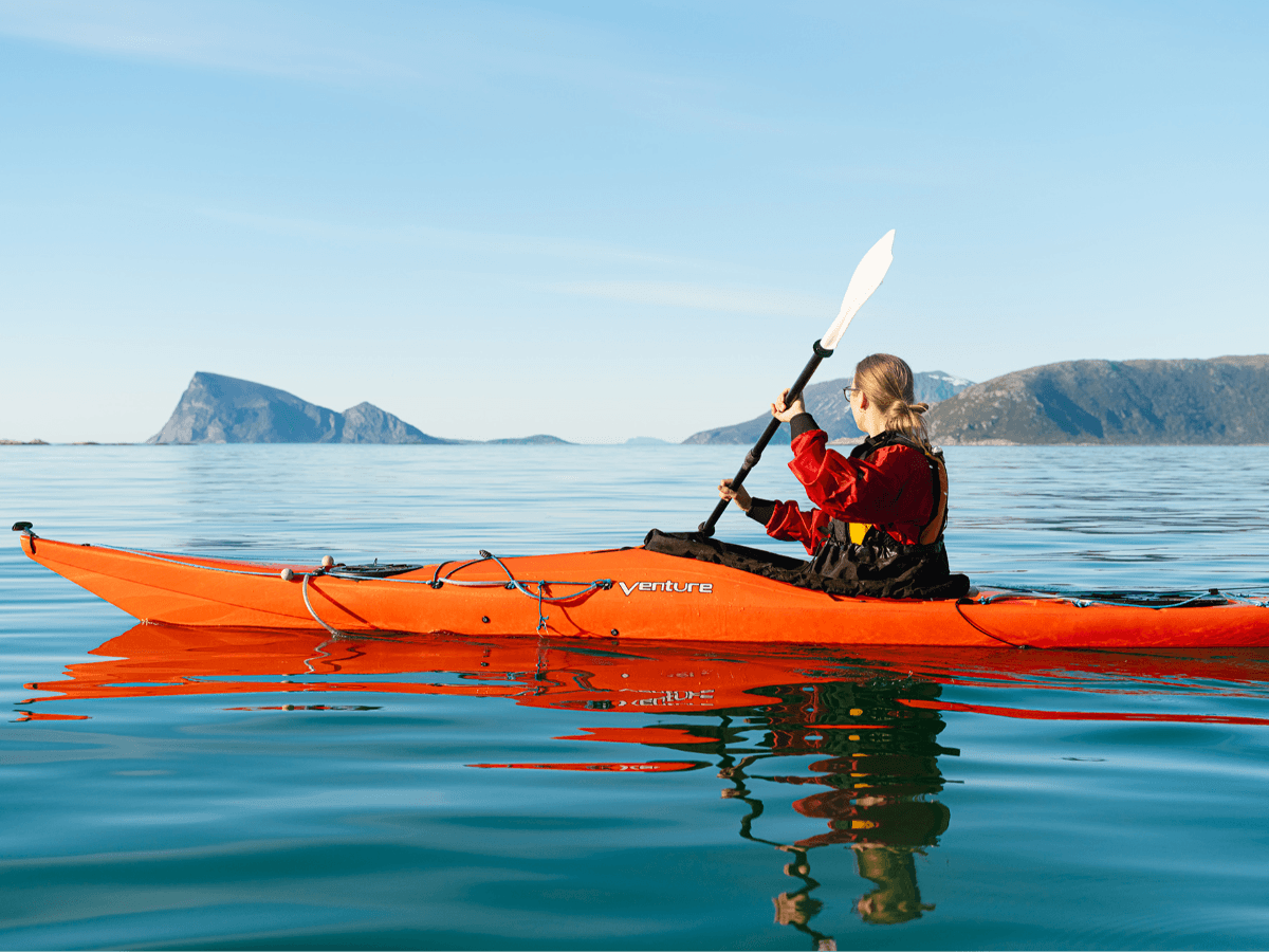 Sommarøy: Guided Sea Kayaking Afternoon Tour at Sommarøy