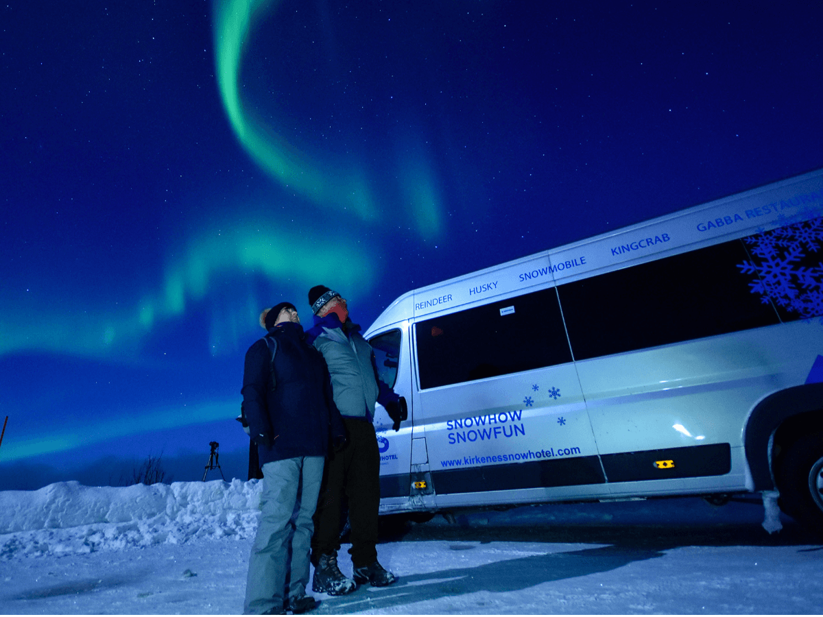 Hunting the Northern Lights by Bus