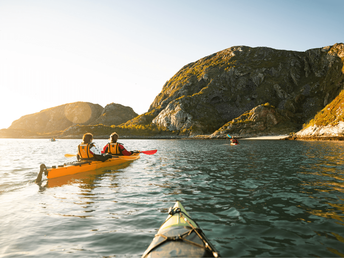Midnight Sun Sea Kayaking at Sommarøy photo 2