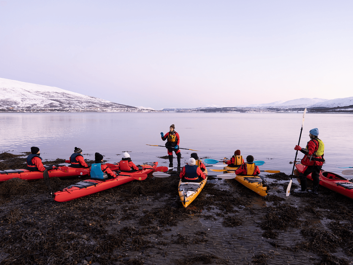 Guided Winter Sea Kayaking Tour - Incl. Transfer from Sommarøy Arctic Hotel photo 4