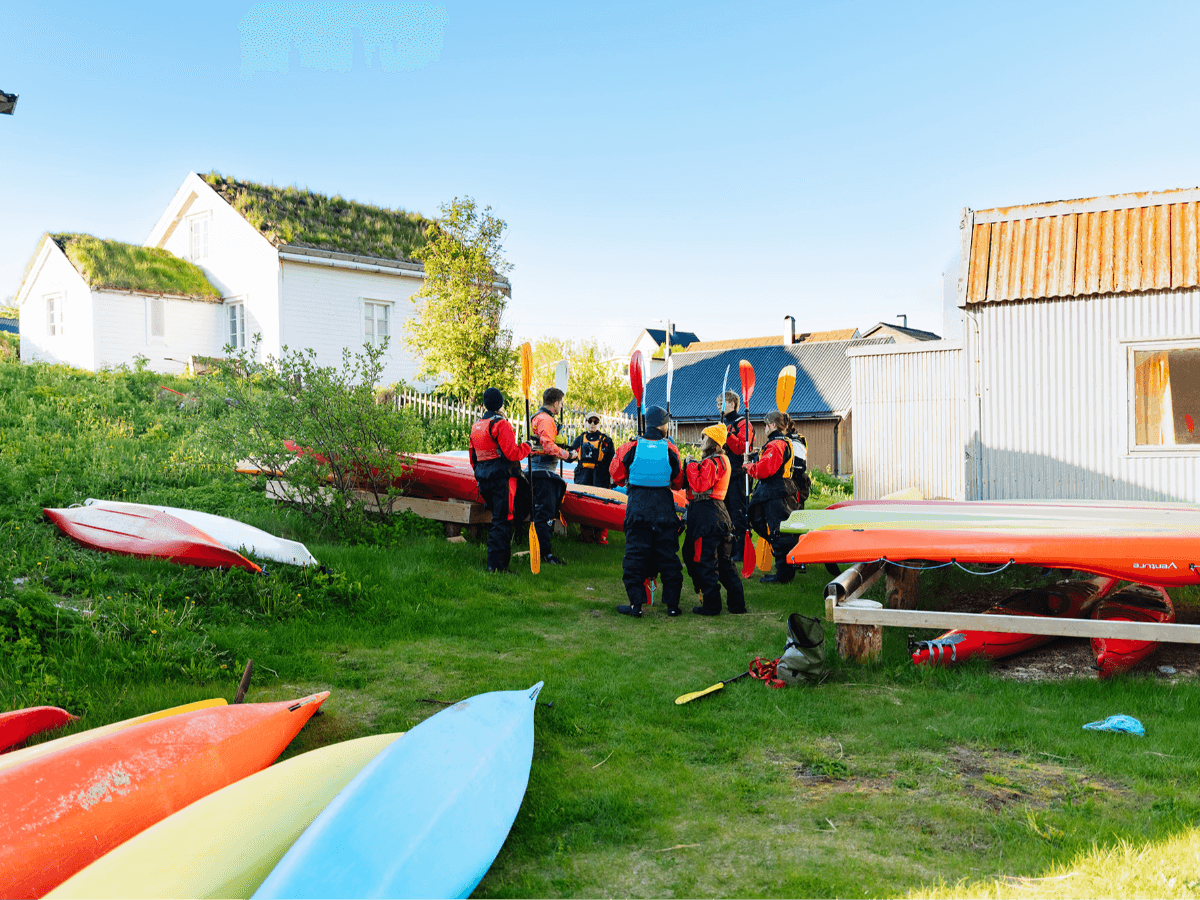 Midnight Sun Sea Kayaking at Sommarøy photo 4